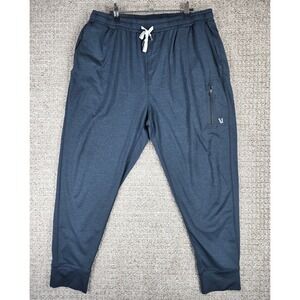 Vuori Navy Joggers with Zipper Pocket